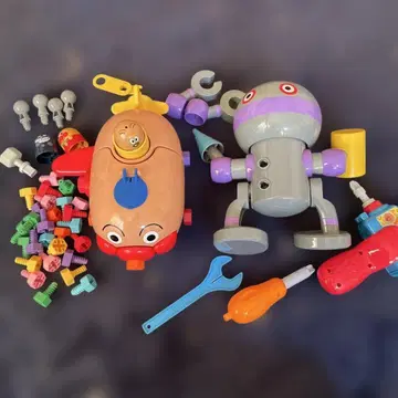 호빵맨 조립 DIY 나사나사 호빵맨 고와 다단단 DX