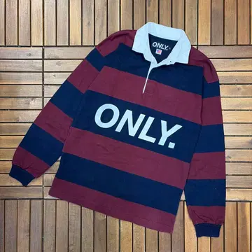 USA OnlyNY 온리뉴욕 라거 셔츠 보더 피케 셔츠