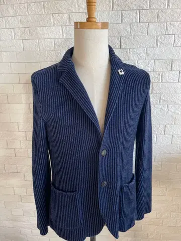 라르디니 네이비 스트라이프 자켓 XS 사이즈