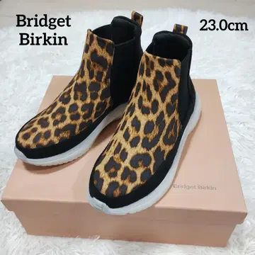 [새상품] Bridget Birkin 레오파드 무늬 숏부츠 23.0cm