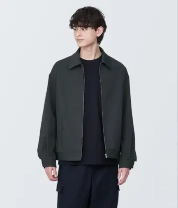 무인양품 발수 블루종 M 사이즈 블랙