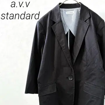 a.v.v standard 테일러드 자켓 7부 소매 포켓 심플