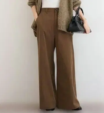 코튼 와이드 트윌 팬츠 / 36 사이즈