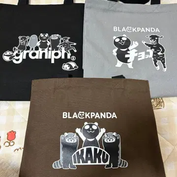 graniph & BLACKPANDA 토트백 3세트 이온