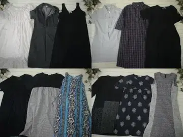 25-5474 여성용 의류 묶음 판매 21벌 원피스 M/L 사이즈