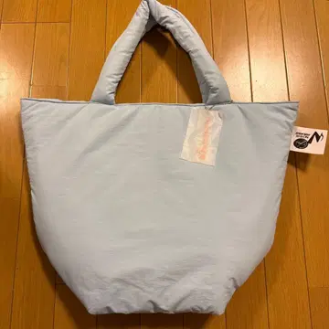 snowman 토트백 스카이블루