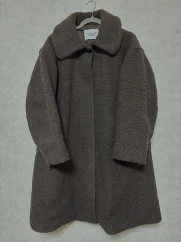 SONNY LABEL 보아 롱 코트 브라운