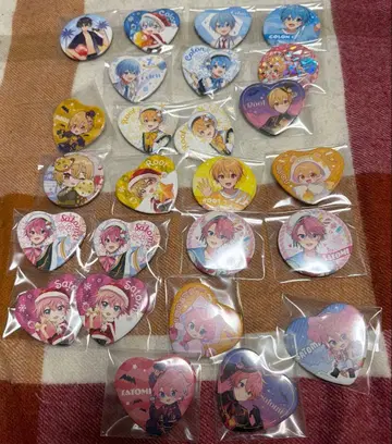 스토푸리 캔뱃지 묶음 판매 나나모리 코론 루토 사토미 리이누