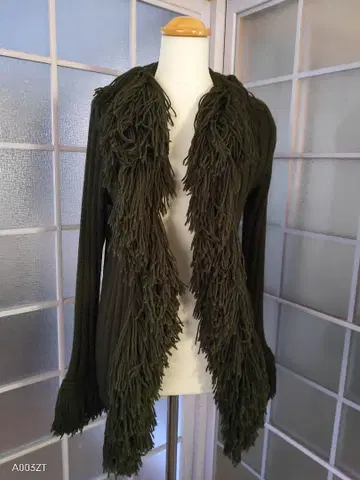 새상품급 conpagnia italiana 프린지 니트 롱 가디건