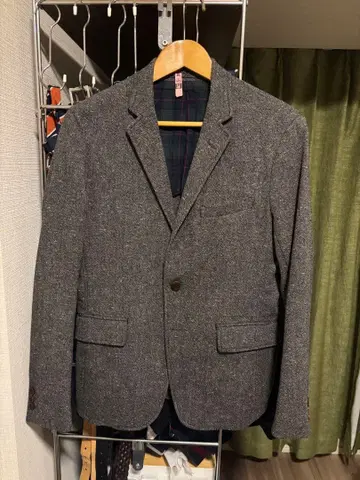 BEAMS 트위드 조 자켓 M