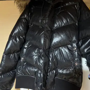 COMME CA ISM 블랙 다운 자켓 L