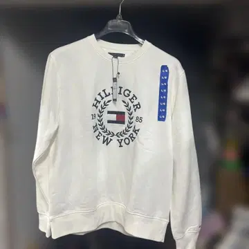 TOMMY HILFIGER 화이트 트레이닝복 L 사이즈