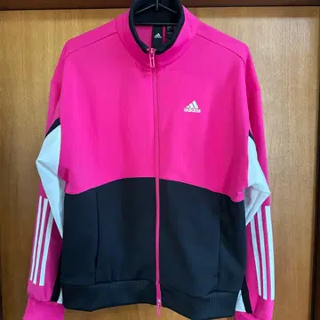 adidas 핑크 블랙 집업 자켓