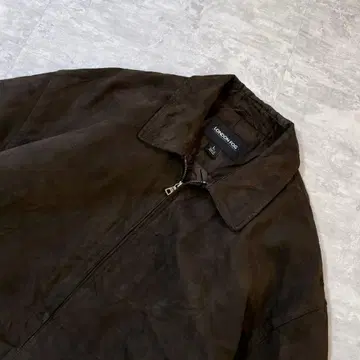 00s LONDON FOG 스웨이드 자켓 스윙탑 짧은 기장