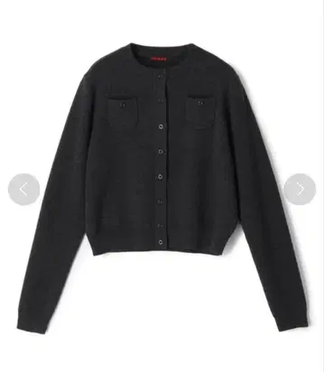 Cavan 다크 그레이 가디건 S 사이즈