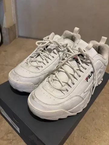 FILA 디스럽터 2 화이트 27.5cm 스니커즈
