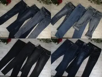 25-5509 여성용 의류 묶음 판매 21벌 청바지 M 사이즈