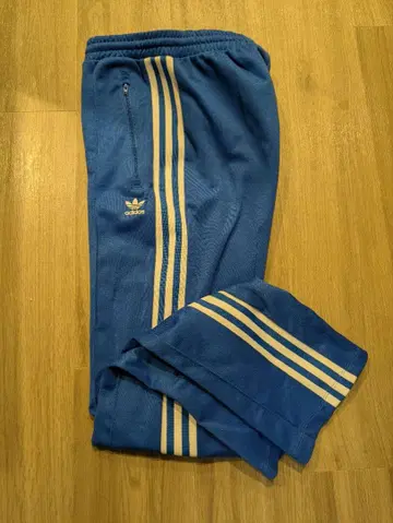 adidas 조거 팬츠 파랑 3 라인
