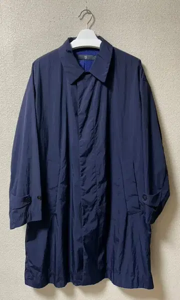J 유니클로 네이비 스텐카라 코트 사이즈 M 새상품급