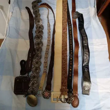 가죽제 및 기타, 벨트 세트 9종 코디네이트의 포인트로