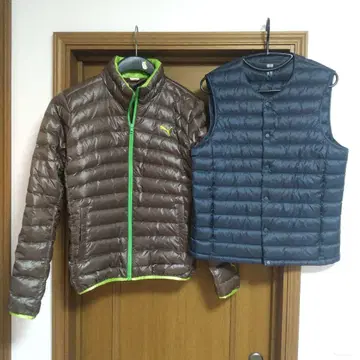 PUMA UNIQLO 다운 세트