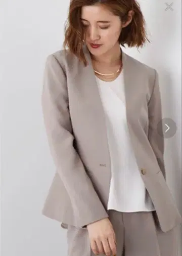 STUDIOUS 노카라 자켓