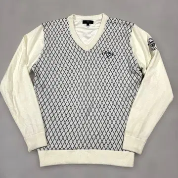 캘러웨이 안감 부착 V넥 니트