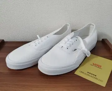 VANS AUTHENTIC 화이트 스니커즈 28cm 오센틱