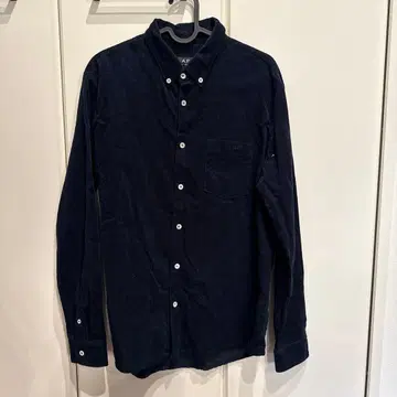 A.P.C. 코듀로이 셔츠 S 네이비