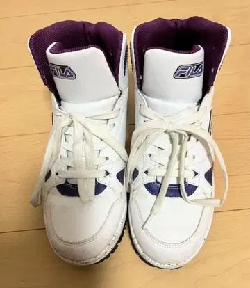 FILA 하이컷 스니커즈 화이트/퍼플