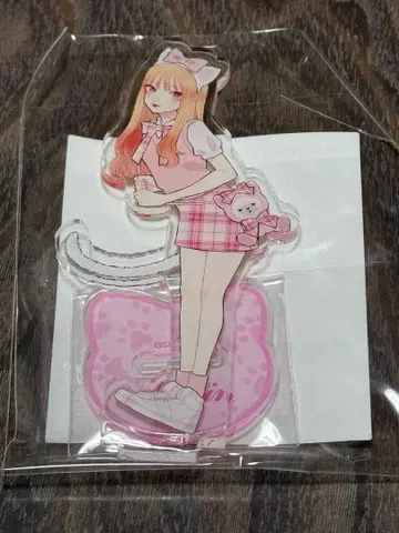 그 비스크 돌은 사랑을 한다 온라인 복권 아크릴 스탠드 핑크 체크