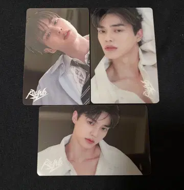 송강 클리어 포토카드 3종 세트 2025 팬미팅 굿즈 트레이딩 카드