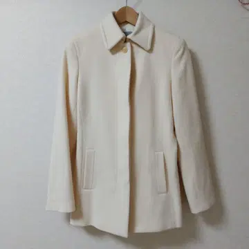 [ theory luxe ] 띠어리 럭스 코트 아이보리 캐시미어 혼방