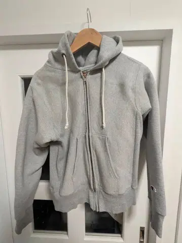 챔피언 리버스 위브 워머 후드티 그레이 M