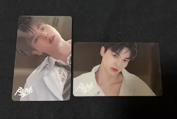 송강 클리어 포토카드 2종 세트 2025 팬미팅 굿즈 트레이딩 카드