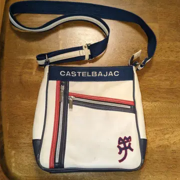 CASTELBAJAC 숄더백 화이트/네이비