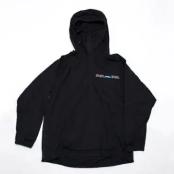 KAVU 후드 부착 블랙 자켓 아노락 아우터 아웃도어