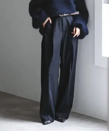 Noble [세탁 가능] 에스테르 트윌 스트레치 슬랙스 팬츠