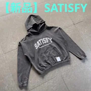 [ 새상품 ] SATISFY 그레이 후드티