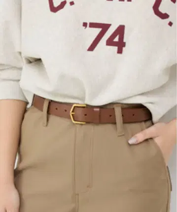 SLOBE IENA [ 추가2 ] SLOBE 가죽 벨트 카멜