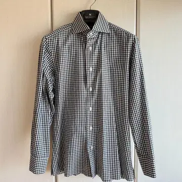 아자부 테일러 깅엄 체크 긴팔 셔츠