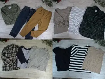 25-5492 여성용 의류 묶음 판매 내추럴 브랜드 21벌 M/F