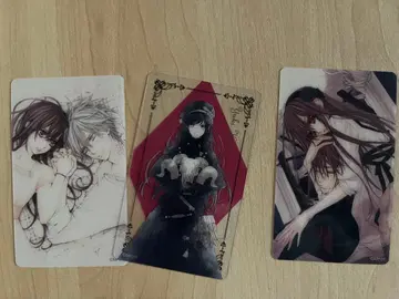 뱀파이어 기사 클리어 카드 히노 마츠리 원화전 3장 세트