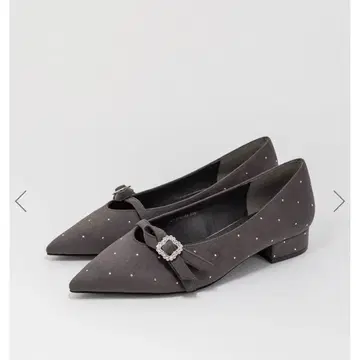 3E 폭넓은 비쥬 부품 플랫 펌프스 RANDA