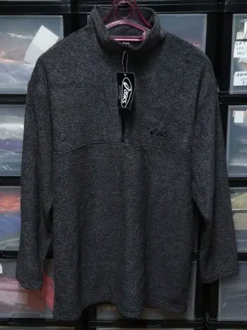 asics 하프 지퍼 라이트 플리스 언더셔츠 L 사이즈