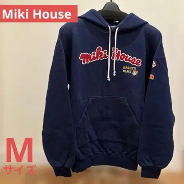 미키 하우스 성인용 네이비 후드 부착 후드티 미키하우스 트레이닝복