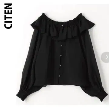 CITEN 프릴 2WAY 블라우스