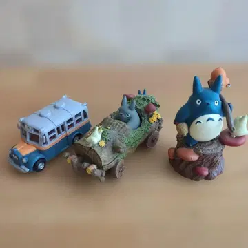 토토로 미니 피규어 3개 세트
