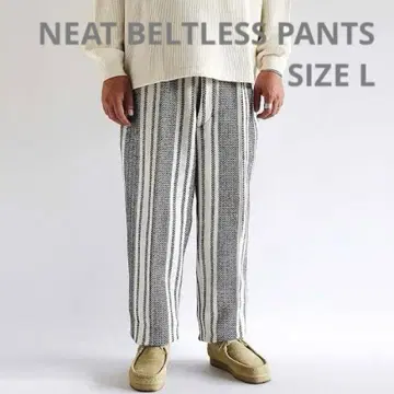 NEAT mexican herringbone 와이드 팬츠 L 사이즈