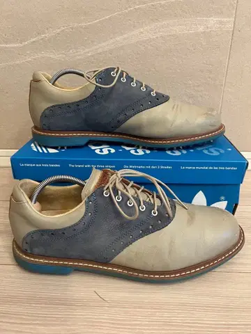 애쉬워스 ASHWORTH 골프화 그레이/블루 26cm